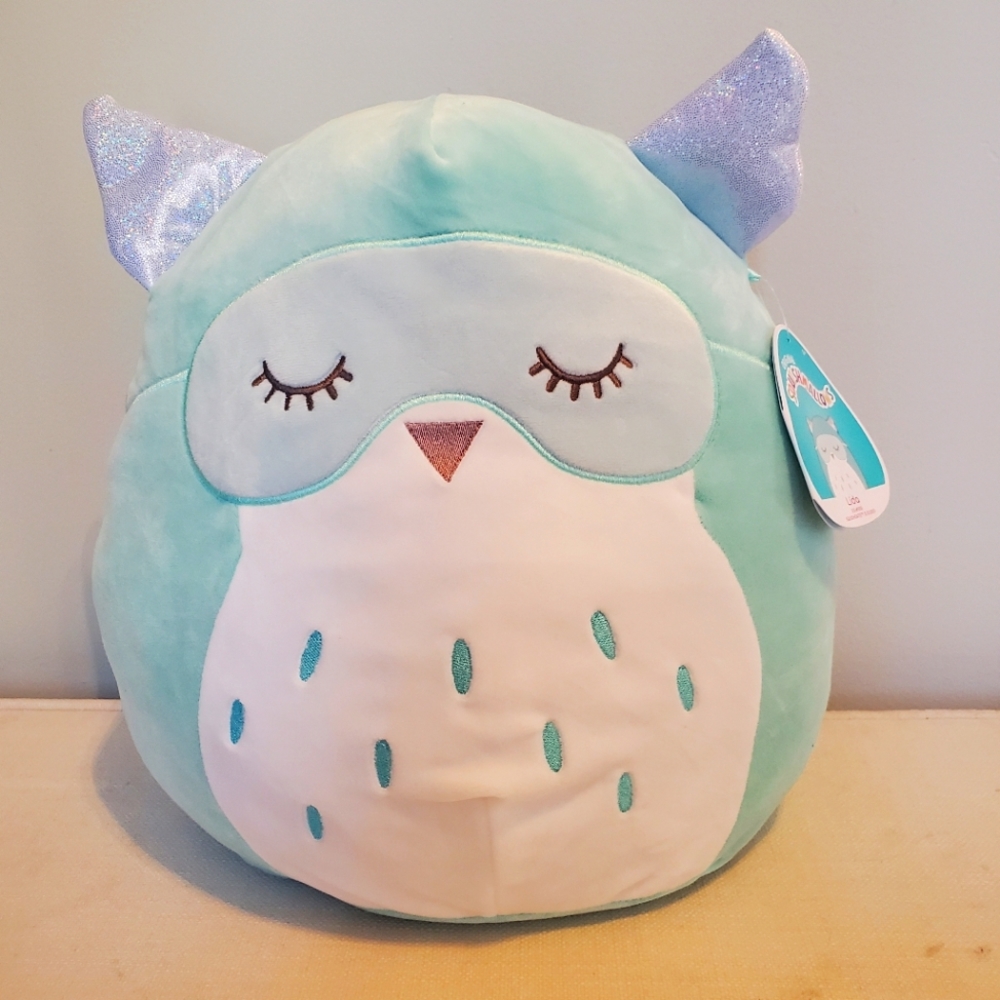 Squishmallows Lida the Owl 13" Slumber Party Edition NWT